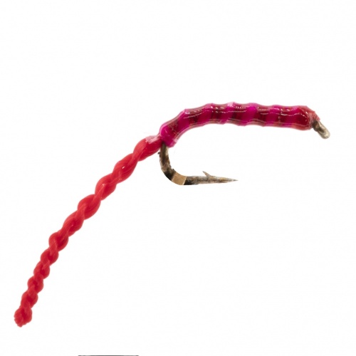 The Essential Fly Bloodworm Flex Floss Fishing Fly